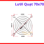 Lưới Quạt 70x70mm Dùng Cho Quạt 7cm, Lưới Chắn Cánh Quạt Máy Hàn, Phụ Kiện Làm Mát Thiết Bị Điện Tử Và Bộ Nguồn Công Suất