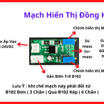 Bo mạch hiển thị đồng hồ điện tử led số vỏ nhựa cách điện khoang máy hàn, Thiết bị đo thông số dòng hàn dải rộng cho thợ sửa điện cơ, Phụ kiện linh kiện máy hàn điện tử hiển thị trực quan rõ số sắc nét, linh kiện máy hàn.