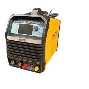 Máy Cắt Plasma CUT-65MAX Air New Protech, Inverter IGBT Tích Hợp Máy Nén Khí Bên Trong 65A 220V/380V, Cắt Plasma + Hàn Que Ít Biến Dạng Nhiệt, Khởi Động Không Chạm Tức Thì, Tiết Kiệm Điện 6.2kVA, An Toàn Kép Chống Quá Nhiệt Điện Giật, Lý Tưởng Công T