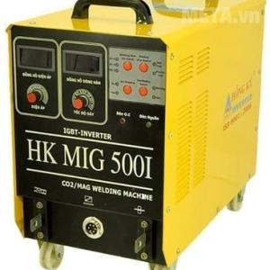 HK 500I IGBT Máy Hàn Hồng Ký MIG 500A, Hàn Liên Tục Dây 1.6mm Mối Sạch Ít Tóe, Tiết Kiệm Năng Lượng 50-60%, Súng 3m, Siêu Tiết Kiệm Cho Thợ Chuyên