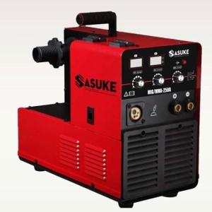 Máy Hàn MIG Que Sasuke MIG/MMA-250A Inverter 220V Siêu Mạnh, Dòng Hàn 40-250A MIG + Que 1.6-5.0mm Ổn Định Tuyệt Đối, Mối Hàn Ngấu Cao Bền Trên Inox Thép Nhôm Hợp Kim, Tiết Kiệm Điện Hiệu Suất Cao, Màn Hình LED Hiển Thị Dòng Áp Dễ Điều Chỉnh