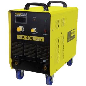 Máy Hàn Que Điện Tử Hồng Ký HK 400I 3 Pha 380V Inverter ARC 400A Công Suất 16kVA, Hàn Que 2.6-6.0mm Liên Tục Ổn Định Mạnh Mẽ, Màn Hình LED Hiển Thị Dòng Hàn Chính Xác, Chống Giật VRD An Toàn Môi Trường Ẩm, Tự Ngắt Bảo Vệ Quá Tải Quá Nhiệt