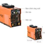 Máy Hàn Que Mini Kenmax ARC-200R Inverter 200A, Hàn Que 1.6-3.2mm Liên Tục 2.5mm Mối Đẹp, Tiết Kiệm Điện, Siêu Nhẹ Di Động, Hoàn Hảo Thợ Gia Đình