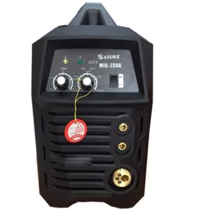 Máy Hàn Sasuke MIG 250A Inverter MIG Có Khí Que 250A, Hàn MIG 0.6-1.0mm + Que 4.0mm Mối Hàn Đẹp Ngấu Sâu Trên Inox Thép, Công Suất 7.2kVA Tốc Độ Cao, Màn Hình Hiển Thị Chính Xác Dễ Theo Dõi, Hồ Quang Ổn Định Ít Bắn Tóe