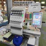 Máy thêu tự động YIZE YZCX-1501, đa kim 9/12/15, tốc độ 1200 vòng/phút, màn hình cảm ứng, thêu mũ áo phông giày dép, đường nét tinh xảo, nâng cao năng suất sản xuất thời trang hiện đại