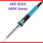 Mỏ Hàn 60W 6mm, Mỏ Hàn Chì Điện 60W Đường Kính 6mm, Dùng Hàn Bo Mạch, Sửa Máy Hàn Điện Tử, Hàn Dây Điện, Hàn Linh Kiện Điện Tử, Công Cụ Hàn Thiếc Cho Kỹ Thuật Viên Và DIY, linh kiện máy hàn.