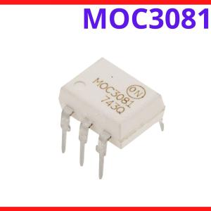 IC MOC3081 chân cắm DIP-6 chính hãng, chip nguồn quang dòng tiêu thụ mồi cực thấp chống dòng rò sụt áp chu kỳ sóng sin, linh kiện máy hàn điện tử mạch công nghiệp, bộ điều khiển xung quang xử lý tín hiệu điện áp ổn định, linh kiện máy hàn.