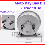 Motor Đẩy Dây Máy Hàn MIG 18.3V Đĩa 2 Trục, Linh Kiện Máy Hàn CO2 Hỗ Trợ Cấp Dây Hàn Mượt Hơn Và Giảm Tình Trạng Kẹt Dây Trong Quá Trình Gia Công Cơ Khí