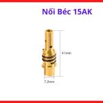 Nối Béc 15AK, Khớp Nối Béc Hàn MIG MAG Chuyên Dụng Cho Súng Hàn 15AK, Thiết Kế Chính Xác Giúp Gắn Béc Hàn Chắc Chắn, Giảm Cháy Béc Và Ổn Định Hồ Quang Khi Hàn CO2 Công Suất Vừa