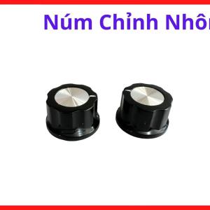 Núm chỉnh nhôm chính hãng chuyên dụng cho biến trở và chiết áp thiết bị điện tử điều chỉnh thông số chính xác cấu trúc hợp kim nhôm CNC độ bền vượt trội giải pháp tối ưu cho kỹ sư và thợ sửa chữa