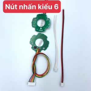 Nút nhấn máy laser kiểu 6 linh kiện máy hàn laser thay thế giúp khôi phục chức năng điều khiển thiết bị nhanh chóng phù hợp sửa chữa và bảo trì