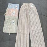 Quần kẻ ống rộng nữ vải đũi nilen nhẹ mát, thoáng khí mùa hè, phong cách Hàn Quốc, dễ phối áo thun, sơ mi, mang lại sự thoải mái và thời trang cho mọi cô gái hiện đại