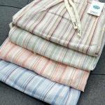 Quần kẻ ống rộng nữ vải đũi nilen nhẹ mát, thoáng khí mùa hè, phong cách Hàn Quốc, dễ phối áo thun, sơ mi, mang lại sự thoải mái và thời trang cho mọi cô gái hiện đại