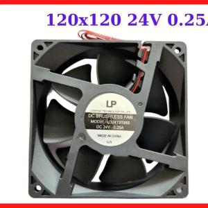 Quạt tản nhiệt hướng trục 120x120x38mm 24V 0.25A công suất thực ổn định, giải pháp kỹ thuật hàng đầu cho việc thay thế linh kiện điện tử hỏng hóc
