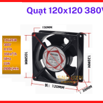 Linh kiện quạt tủ điện 380V chính hãng hiệu suất vượt trội, quạt 120x120 380V cao cấp, chất liệu nhôm chống oxy hóa, thiết kế chuẩn xác giúp lắp đặt dễ dàng và nhanh chóng nhất cho mọi hệ thống tủ điện cao áp