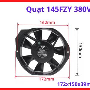 Quạt làm mát biến tần 380V chính hãng, quạt 145FZY 380V chịu nhiệt tốt, quạt 380V mã 145FZY cao cấp, đảm bảo luồng gió mạnh không suy hao, giải pháp tối ưu cho việc làm mát máy móc hệ thống