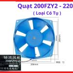 Thiết bị phụ trợ tủ điện lớn chuyên dụng, quạt 200FZY2 220V loại có tụ chịu tải trọng vừa, phụ kiện cơ điện chất lượng cao giúp duy trì nhiệt độ ổn định và bảo vệ toàn diện hệ thống máy khỏi các sự cố quá nhiệt nguy hiểm