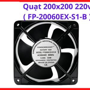 Động cơ quạt làm mát tủ máy FP-20060EX-S1-B độ bền vượt trội, tăng tuổi thọ linh kiện điện tử và các bảng mạch điều khiển công suất lớn