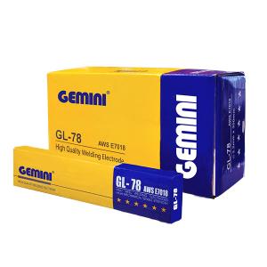 Que hàn Kim Tín GL-78 3.2mm hộp 5kg, que hàn E7018 low hydrogen cho thép carbon thấp kết cấu chịu tải, que hàn cơ khí đóng tàu xây dựng công trình lớn, mối hàn bền ít rỗ khí