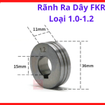 Rãnh Ra Dây FKR Loại 1.0-1.2, Con Lăn Kéo Dây Máy Hàn MIG CO2, Phụ Kiện Máy Hàn Giúp Cấp Dây Ổn Định Và Giảm Giật Dây Khi Hàn Liên Tục