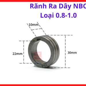 Rãnh Ra Dây NBC Loại 0.8-1.0 Loại 30mm, Con Lăn Kéo Dây Máy Hàn MIG CO2, Phụ Kiện Máy Hàn Giúp Cấp Dây Ổn Định Và Giảm Giật Dây Khi Hàn