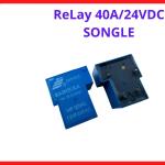 Relay Songle 40A 24VDC Công Suất Lớn, Relay Automotive Chuyên Dụng, Chịu Tải Cao, Đóng Cắt Nguồn Điện DC Cho Hệ Thống Điều Khiển Và Thiết Bị Công Nghiệp, linh kiện máy hàn.