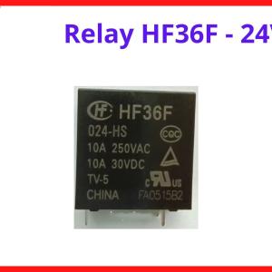 Relay Hongfa HF36F 24V 10A, Linh Kiện Relay Điện Từ Chuyên Dụng, Thiết Kế Kín Chống Bụi, Dễ Thay Thế Trong Máy Hàn, Mạch Điện Tử Và Tủ Điều Khiển, linh kiện máy hàn.