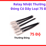 Relay Nhiệt Có Dây 75 Độ NC, Thermal Switch Bảo Vệ Thiết Bị Điện Khỏi Quá Nhiệt, Linh Kiện Sửa Chữa Máy Hàn, Bộ Nguồn Và Thiết Bị Công Nghiệp, linh kiện máy hàn.