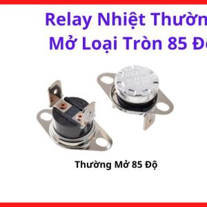 Công Tắc Nhiệt KSD301 85°C NO, Relay Nhiệt Loại Tròn Chịu Tải 10A 250V, Dùng Cho Máy Hàn Inverter Và Thiết Bị Gia Nhiệt, linh kiện máy hàn.