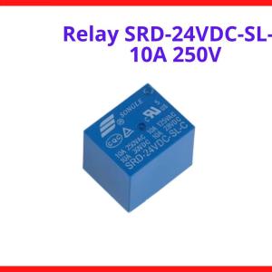 Relay Songle SRD 24VDC SL A 10A 250V, Linh Kiện Điện Tử Chuyên Dụng Cho Điều Khiển Nguồn, Máy Hàn Và Thiết Bị Công Nghiệp, linh kiện máy hàn.