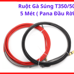 Ruột Gà Súng Hàn MIG T350/500 Dài 5 Mét, Pana Đầu Rời, Phụ Kiện Máy Hàn MIG MAG Chuyên Dụng, Dây Ruột Gà Dẫn Dây Hàn Mượt, Hạn Chế Kẹt Dây, Tương Thích Máy Hàn CO2 350A 500A, Dùng Cho Gia Công Kim Loại, Kho Linh Kiện Máy Hàn.