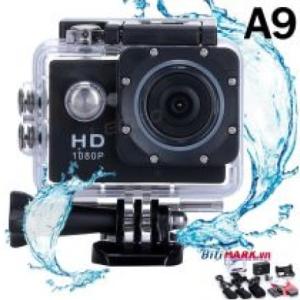 Camera Hành Trình Full HD A9 – Sport Cam 1080p Gắn Xe Máy, Mũ, Góc Rộng 140°, LCD 1,5″, Thiết Kế Nhựa ABS, Pin Li-ion, Chống Nước, Ghi Hình Hành Trình An Toàn & Phượt Bằng Chứng Thực