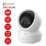 MÀU SẮC BAN ĐÊM, CHỨC NĂNG THÔNG MINH – Camera IP Wifi EZVIZ CS-H6C G1 4K 8MP, pan 350° + tilt 85°, phát hiện người & thú cưng, nút che riêng tư, báo động & đàm thoại 2 chiều