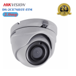 QUAY ĐÊM CHUYÊN NGHIỆP, Camera Hikvision DS-2CE76D3T-ITM, độ nhạy ánh sáng 0,005 lux, EXIR 2.0 12 LED, hình ảnh rõ nét ngay cả ban đêm, chống nước IP67, lắp trong ngoài trời