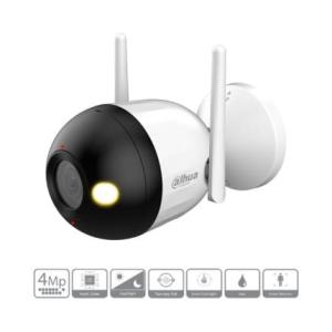 AN NINH SẮC NÉT, Dahua 4MP DH F4C PV LED camera wifi thân phát hiện con người & chuyển động, ánh sáng kép ban đêm 30m, nén H.265+, đàm thoại 2 chiều, báo động tự động