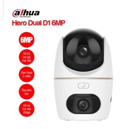 Camera Wifi Dahua Hero Dual DH-H3D-3F, Camera IP Nhận Diện Người & Vật Nuôi, Công Nghệ Ai, Quay Xoay Pan Tilt, Giám Sát 24/7 Qua APP, Lý Tưởng Cho Nhà Vườn, Cửa Hàng, Văn Phòng