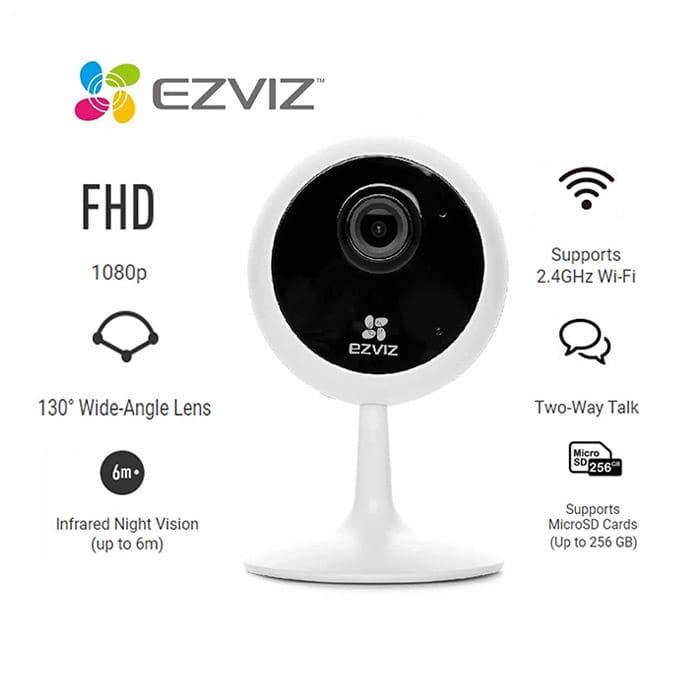 Camera An Ninh Trong Nhà EZVIZ C1C, Hình Ảnh Full HD 1080P, Tích Hợp Micro Loa, Phát Hiện Chuyển Động Chính Xác.