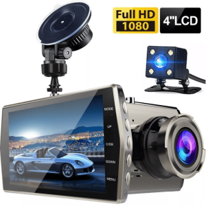 VietMap X008 Camera hành trình ô tô, màn hình 4 inch, ghi hình trước sau 1080P, góc siêu rộng 170°, có cảm biến G, phát hiện va chạm, hỗ trợ đỗ xe an toàn 24h, ghi vòng lặp tự động