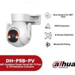 Camera Dahua Picoo B1 (DH P5B PV) WiFi 5MP, Quay 360° Pan/Tilt, Smart Dual Light, AI People & Vehicle Detection, Báo Động Đèn & Còi, IP66, H.265+ – Giám Sát Ngoài Trời An Toàn