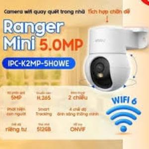 Camera Imou Ranger Mini 5MP, pan/tilt 355° & -5~50°, chế độ full color ban đêm, AI detection & cảnh báo, ONVIF, MicroSD 512GB, WiFi 6 – an ninh toàn diện trong tầm tay bạn