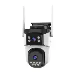 VStarcam CS621DR Camera IP Wifi 2 mắt 5MP / 3MP, ánh sáng kép “full color”, AI human detection, alarm đèn & siren, góc 91°, lưu 256GB, IP66 chống nước – bảo vệ gia đình khỏi góc chết