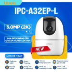 Camera Imou Ranger 2 IPC-A32EP-L 3MP WiFi Quay Quét Trong Nhà, Gọi APP, Phát Hiện Hình Dáng Người, Đàm Thoại 2 Chiều, Night Vision 10m – Bảo Vệ Gia Đình Không Ngừng
