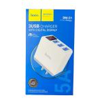 Bộ Sạc Hoco DM-C1 LED 3USB, Tích Hợp Chống Nhiệt, Sạc Nhanh PD, Tương Thích iPhone, Android, Samsung