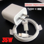 Bộ Sạc Lightning 14 Pro Max 35W Full Box – Sạc nhanh an toàn, công suất mạnh mẽ, bền bỉ, nhỏ gọn cho iPhone và iPad