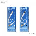 Cáp sạc Remax RC-C171, sạc nhanh Type-C ra Lightning 1m, dây bện nylon siêu bền chống rối, truyền dữ liệu ổn định