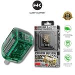 Cốc Sạc Nhanh 33W Wekome WK-WP U115 – Công Nghệ PD & QC 3.0, Sạc Siêu Tốc Cho iPhone, Samsung, Xiaomi, Laptop Mini