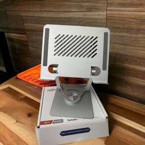 Giá đỡ A181 xoay 360° kim loại – đế giữ smartphone & iPad, gập gọn, vững chắc