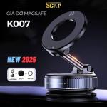 Giá Đỡ Điện Thoại Xe Hơi K007, Hít Nam Châm Siêu Mạnh, Xoay 360 Độ, Gắn Taplo Hoặc Kính Lái, Giữ Chắc Mọi Dòng Smartphone, Lái Xe An Toàn Và Tiện Lợi Hơn Bao Giờ Hết