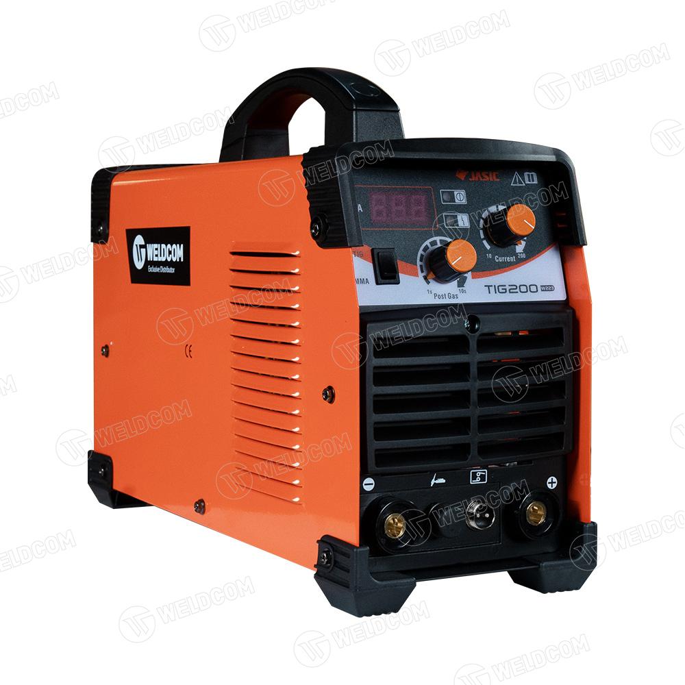 Jasic TIG200 W223, máy hàn TIG và que 200A, mẫu nhỏ gọn 7.2kg, mối hàn ngấu sâu, tiết kiệm điện năng, thích hợp hàn chi tiết mỏng và vật liệu inox
