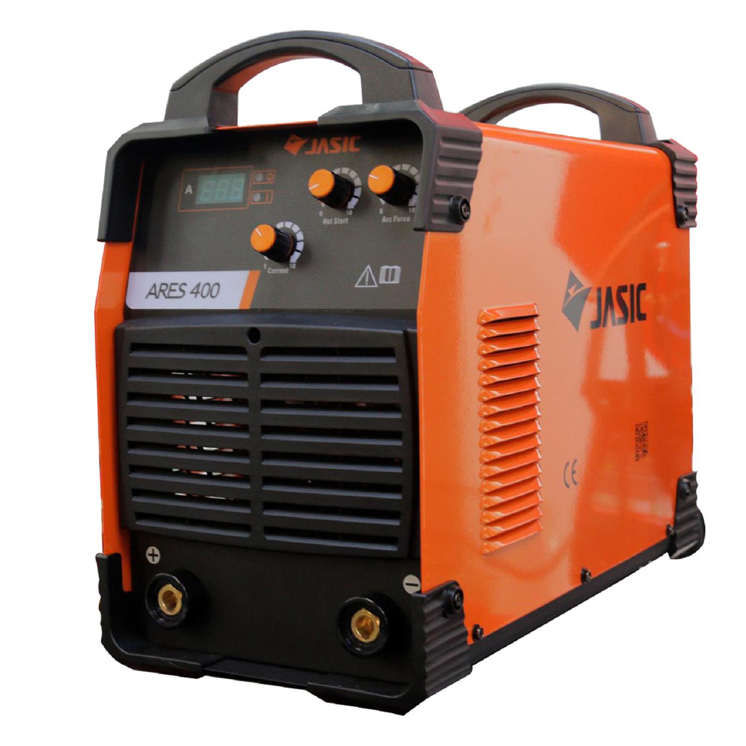 Máy hàn que Jasic ARES 400 3 pha 380V, sử dụng đa dạng điện cực, hàn mịn, ít khuyết tật, thiết kế vỏ chắc chắn, tuổi thọ cao